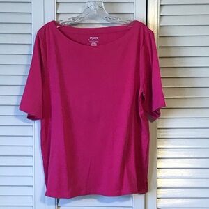 Chico's Pink Short Sleeve Tee